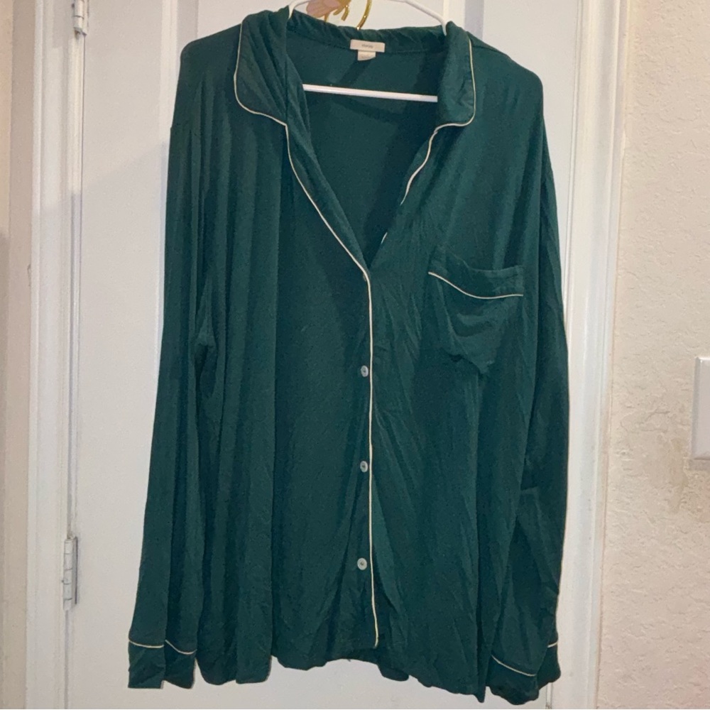 Eberjey Button-Up Pajama Top